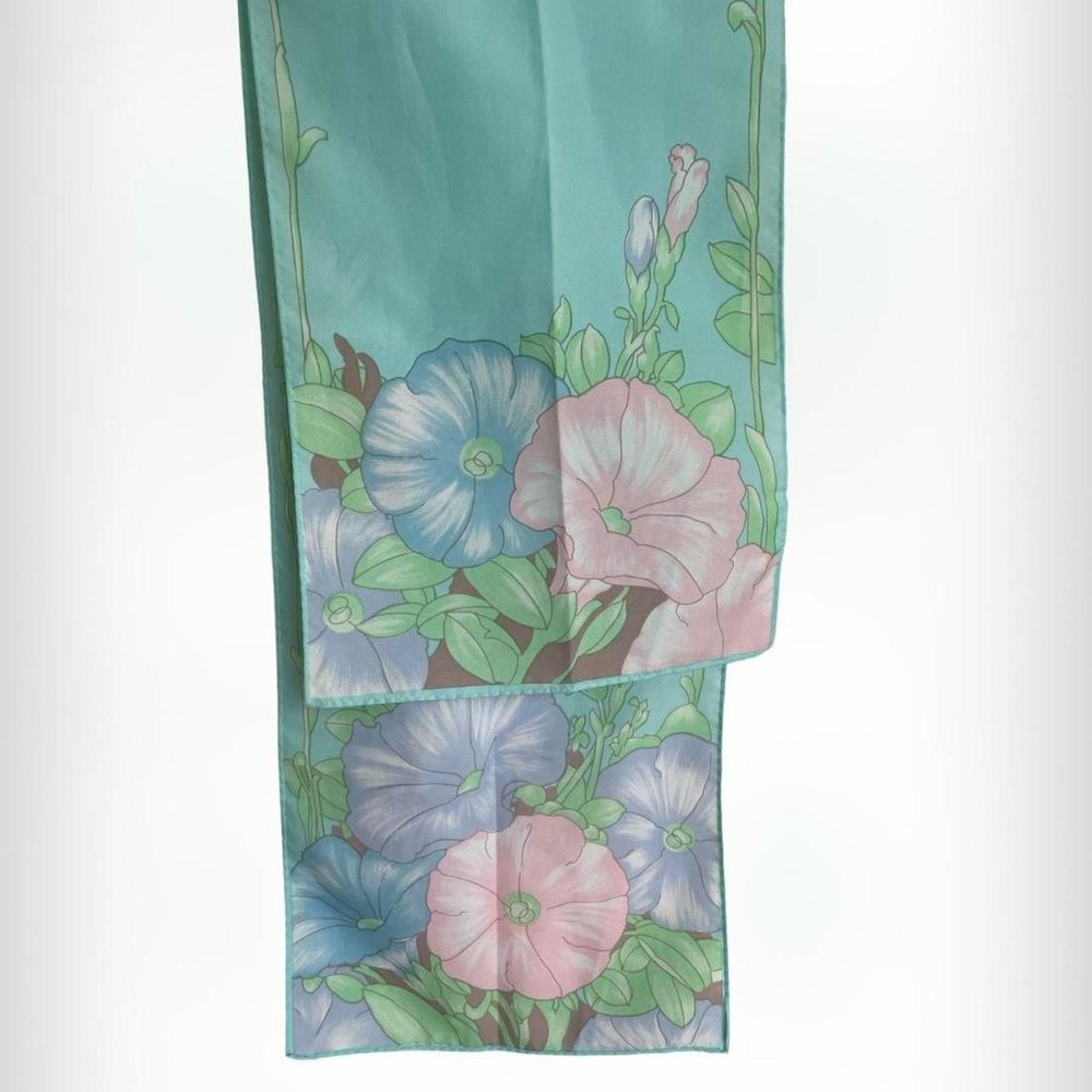vintage art nouveau floral scarf